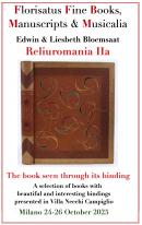 Bookbindings Reliuromania I Ia Milano voorkant