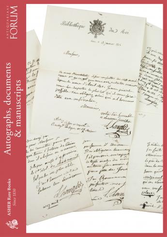 2022 Autographs documents manuscripts staand NIEUW