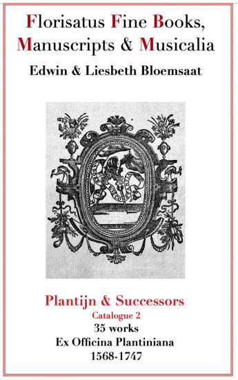 Plantijn Catalogue 2 voorkant
