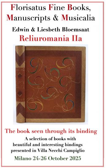 Bookbindings Reliuromania I Ia Milano voorkant