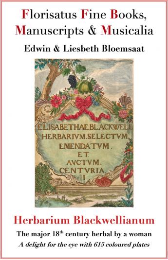 Herbarium Blackwellianum voorkant