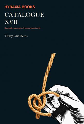 Catalogue XVII Cover