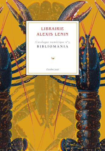 Catalogue numérique n 3 Bibliomania octobre 2026