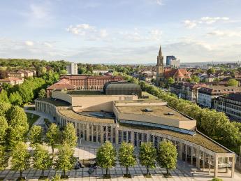 Forum am Schlosspark Luftaufnahme Stauch1