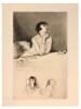 Mitsou Colette Paris 1930 in 4 reliure décorée de Sophie Cornée Edition ornée de 26 gravures originales d Edgar Chahine Un des 60 exemplaires sur Japon impérial Librairie Anne Lamort