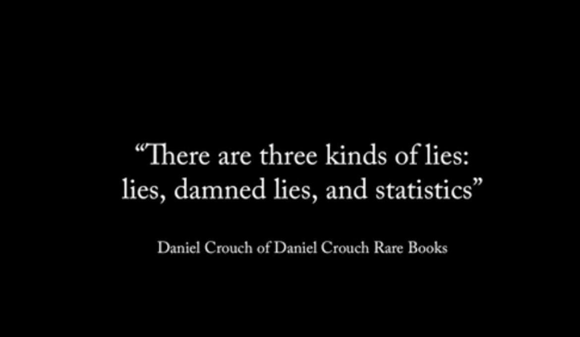 VIDEO: There are three kinds of lies: lies, damned lies, and statistics ...