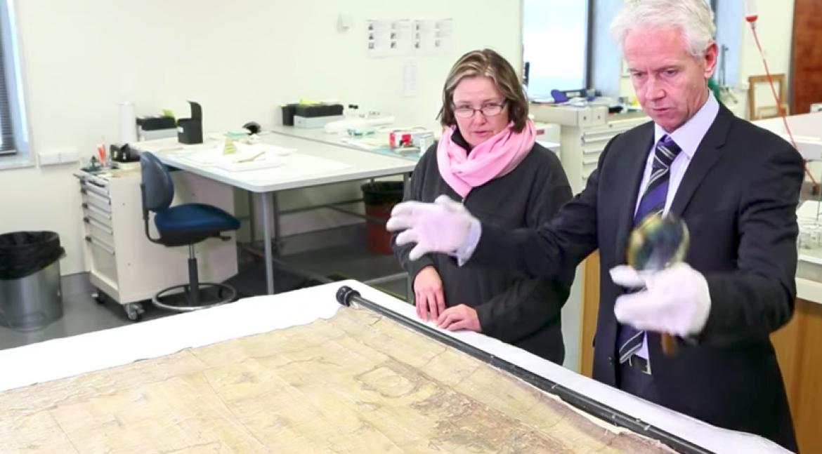 Brauer Map Rare map makes final journey home - Blaeu map returns to National ...