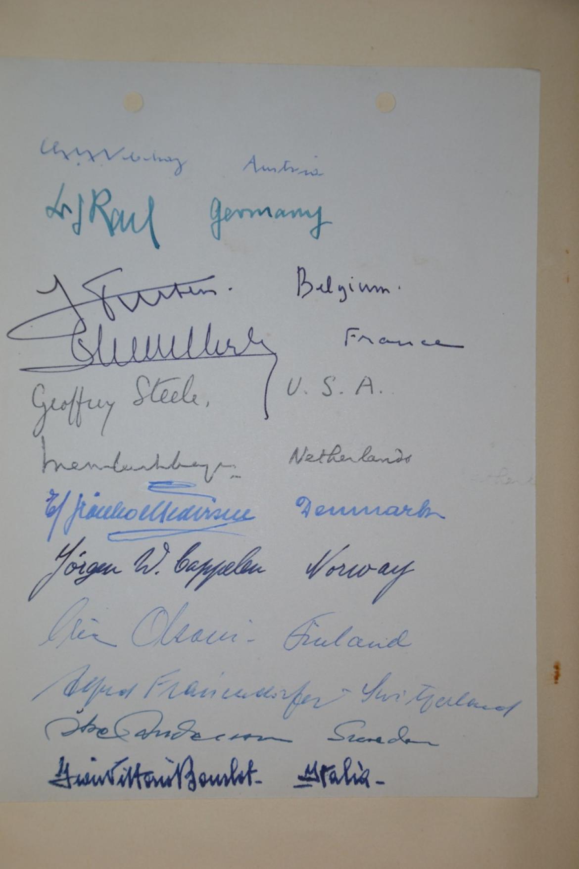 International League Conference London 1956 International League of