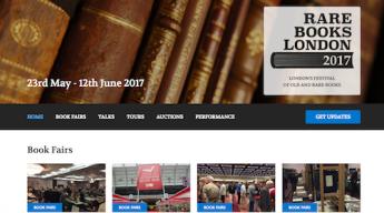 Articles rare books london website screenshot