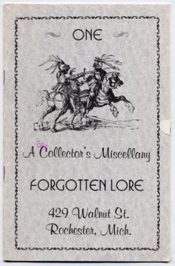 Articles forgotten lore one rochester michigan 1986