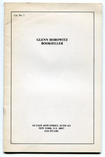 Articles glenn horowitz bookseller 1