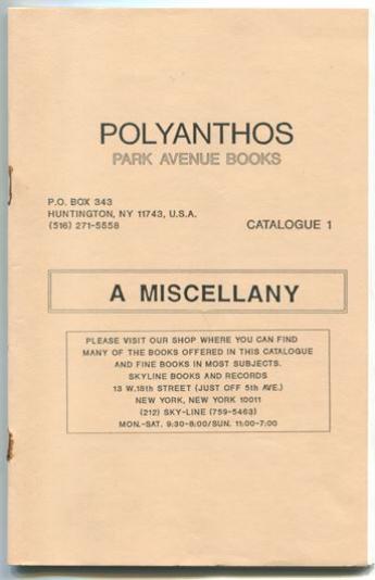 Articles polyanthous park avenue books