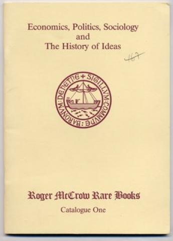 Articles roger mccrow rare books catalogue one 1985