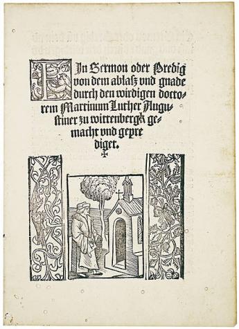 EJn Sermon oder Predig von dem ablasz vnd gnade durch den wirdigen doctorem Martinum Luther Augustiner zu wittenbergk gemacht vn
