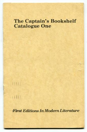 Articles the captain s bookshelf catalogue one asheville north carolina 1981 chandler walker gordon