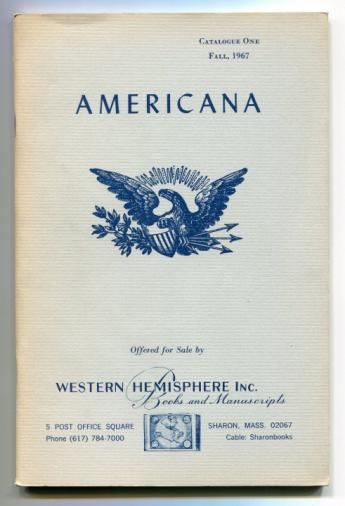 Articles western hemisphere inc books and manuscripts catalogue one fall 1967 courtesy of michael ginsberg