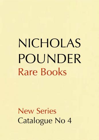Nicholas Pounder Rare Books 2012