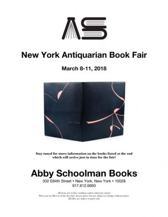 Catalogs images NEW New York Antiquarian Book Fair title page